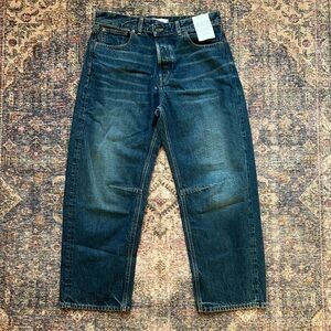 Madewell Darted Barrel-Leg Jeans